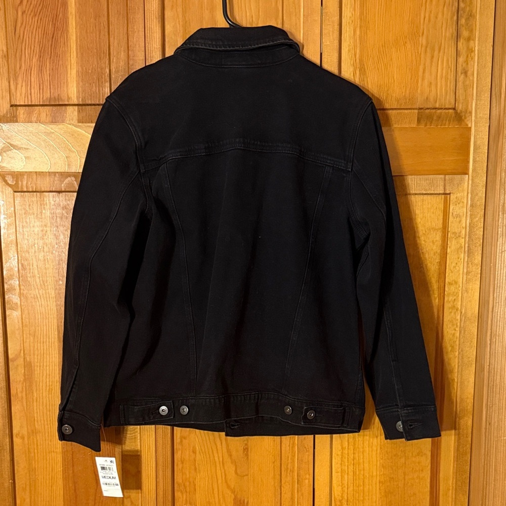 Women’s Black Denim Jacket - Picture 6 of 8